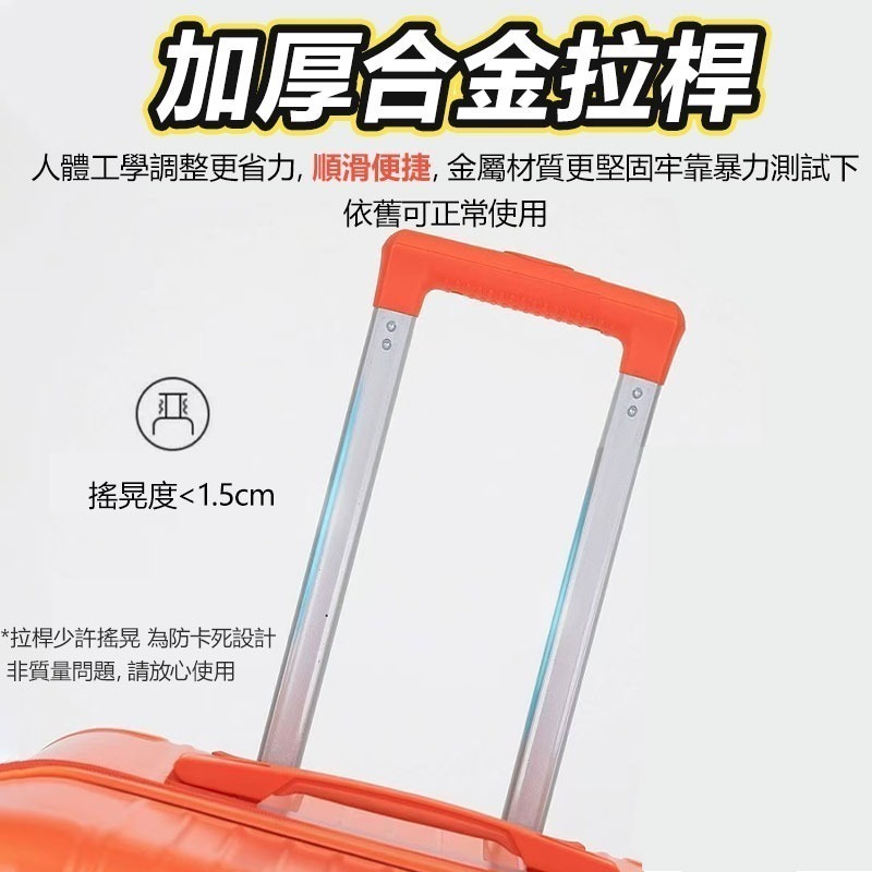 台灣出貨 25年款 ins網紅28吋超大 胖胖行李箱【3/7開設計】9012 2015行李箱 旅行箱 胖胖箱 旅行箱-細節圖3