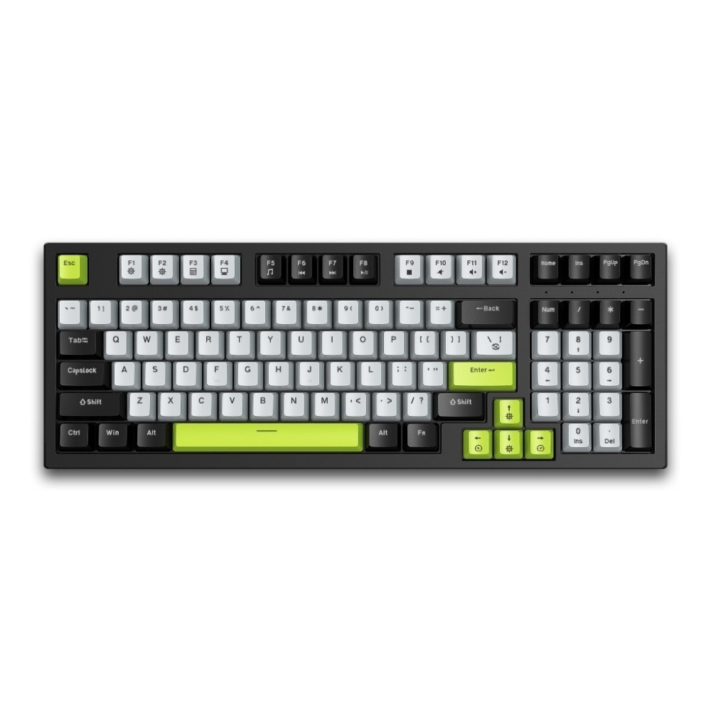 台灣現貨🔥RGB玩色機械式換軸鍵盤【編成+倉頡+注音】FOREV K98電競靜音鍵盤👍青軸段落軸💗紅軸線性軸-規格圖8