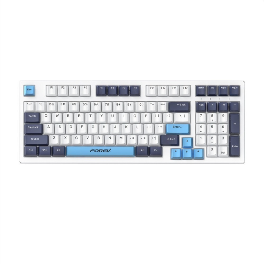 🔥紅軸:FV-K98白川籃(幽藍)