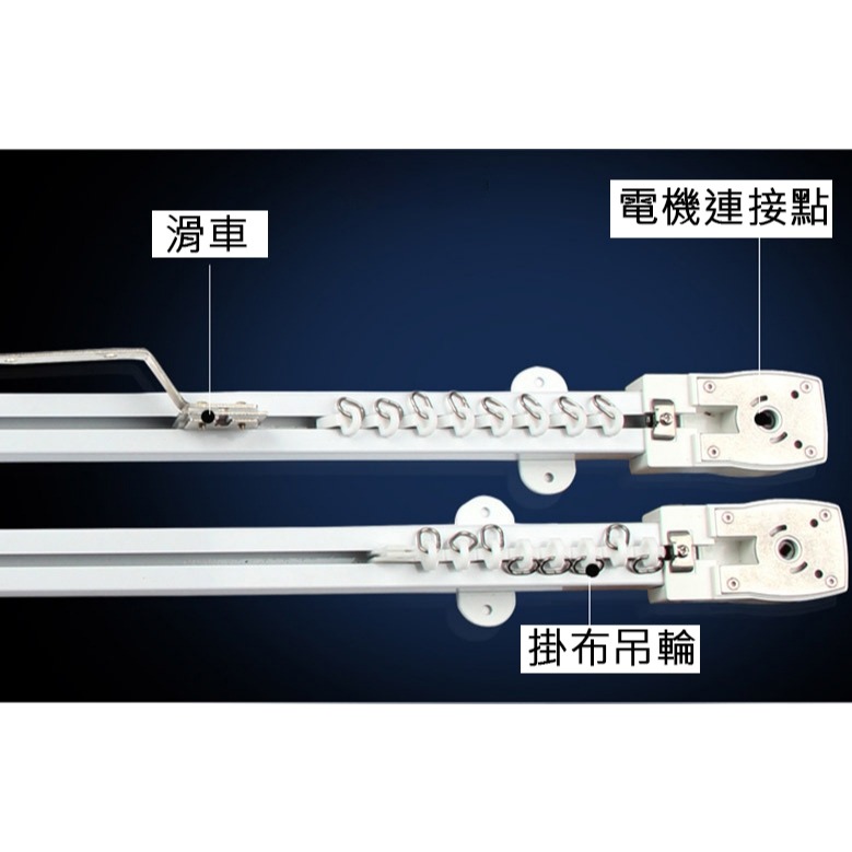 TUYA智慧電動窗簾 米家智能窗簾軌道 2~6米客戶訂製軌道專用賣場 APP遠端遙控 日照亮度自動調整開關窗廉-細節圖8