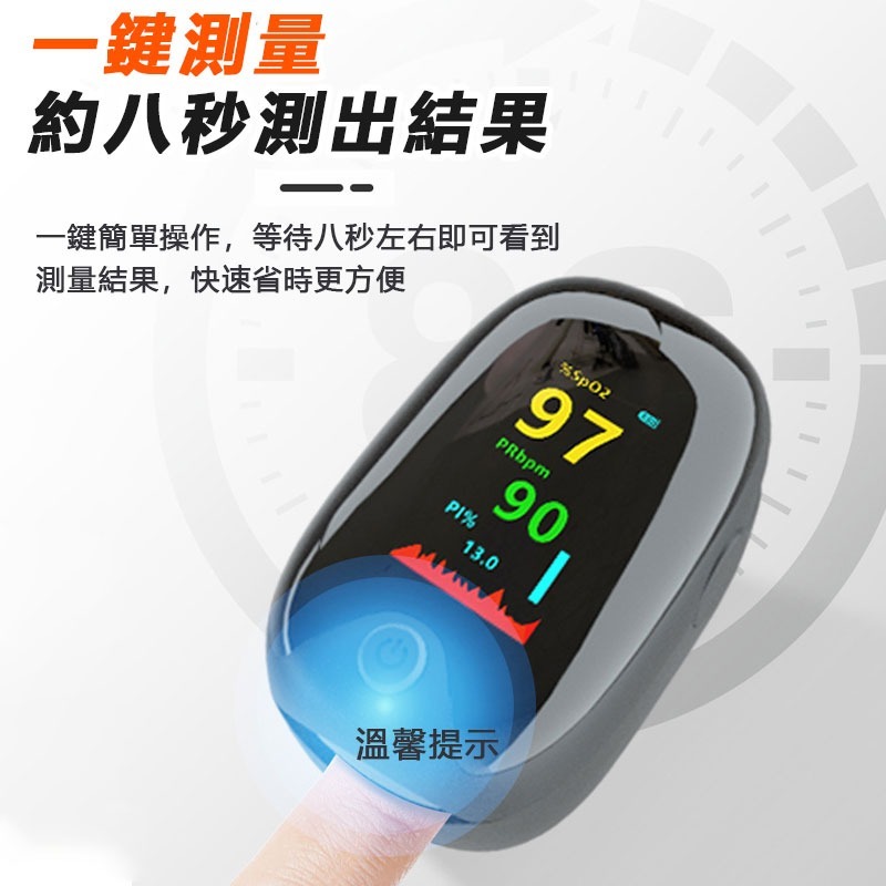 指尖脈搏血氧測量儀 AD901  LED顯示屏一鍵測量 5秒速測 指尖脈搏血氧機  運動血氧 非醫療用品-細節圖4