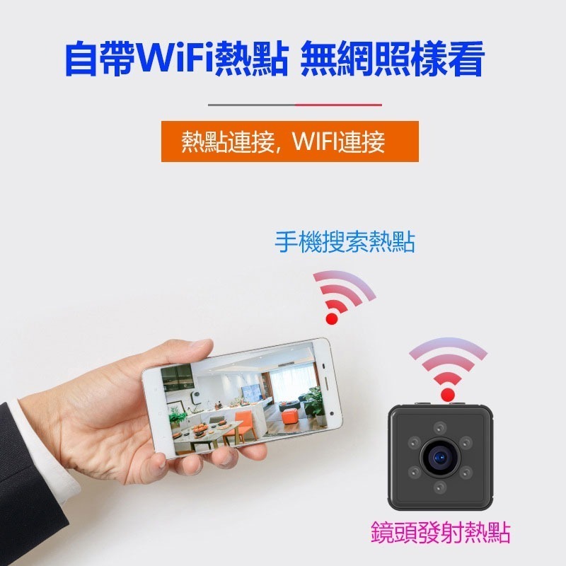 哨兵模式待機10天🔥偵測錄影PIR 迷你骰子行車紀錄監視器V3 iWFCam可遠端APP警報推送攝影機-細節圖6