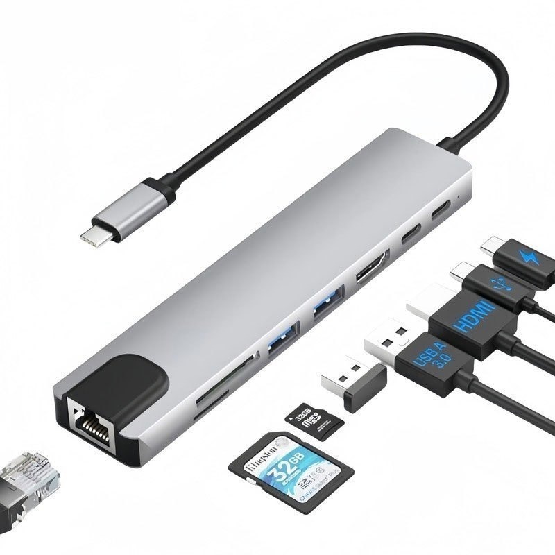 12合一Type-C集線器Hub｜4K影像USB3｜iPad手機投影/Mac轉接USB讀卡機/Switch螢幕HDMI-規格圖6