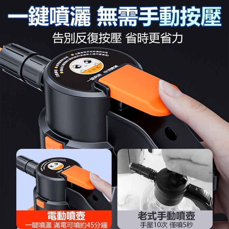 SuiTU動泡沫噴壺 大容量電動增壓噴壺2L 洗車泡沫噴壺 洗車噴壺 電動泡沫噴壺 電動噴壺 車美容-細節圖4