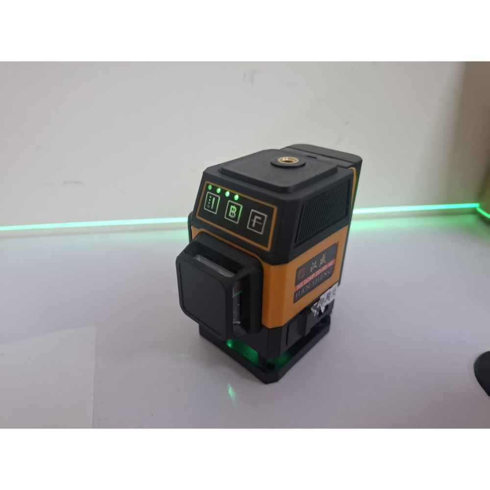 台灣免運發票 迷你12線遙控綠光水平儀【亮度粗細可調 可斜線】室內強光-細節圖11