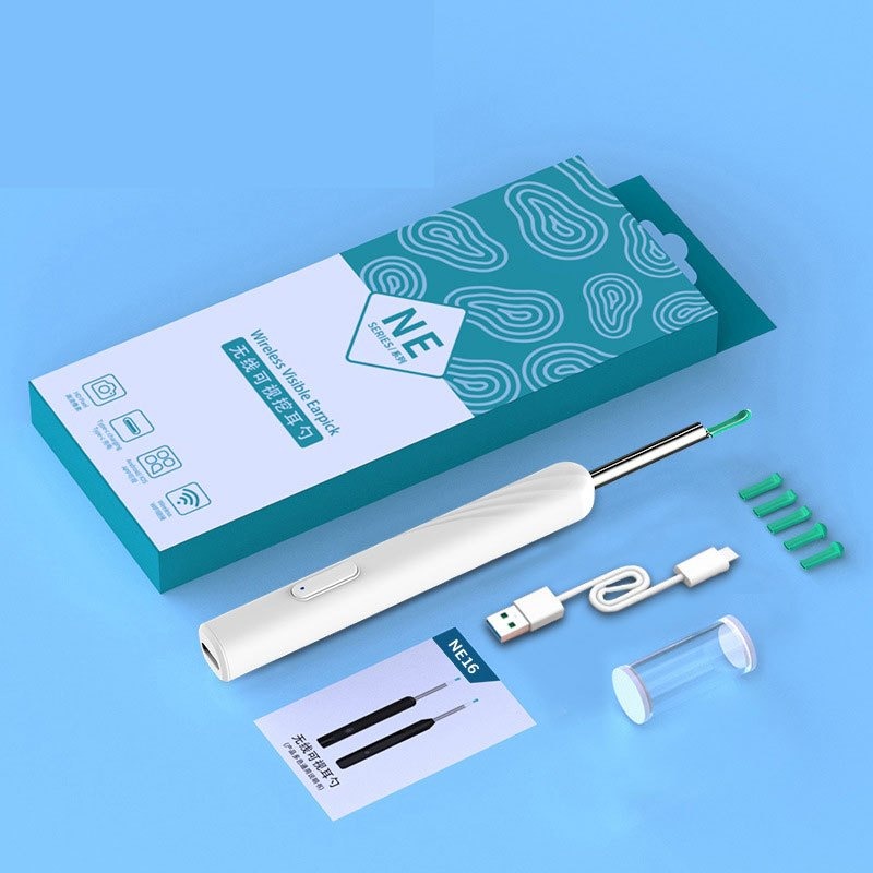 白NE16挖耳勺(分體)8件勺