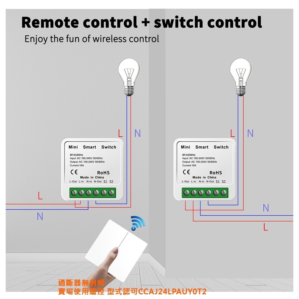 懶人開關💡自發電無線電燈開關⚡一輩子不裝電池的遙控器👍自發電專用燈切通斷器 國宅水電改裝神器-細節圖4