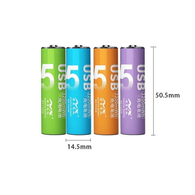 加購電池 3號 4號 環保充電電池<非鋰電池> TYPE-C快充低自放電池 循環使用愛地球 AA AAA電池-細節圖6