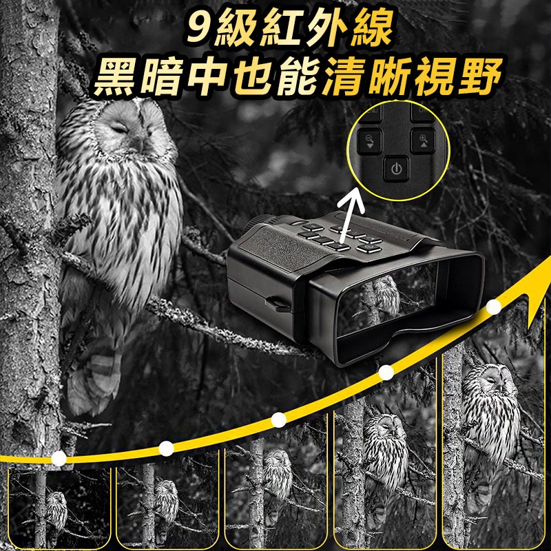 600米夜視紅外望遠鏡 Z9 【10倍變焦 60MP紅外夜視紀錄器 日夜兩用】 雙筒電子式望遠鏡-細節圖6