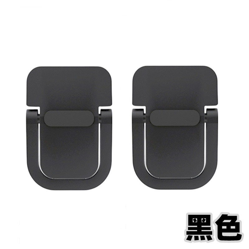筆電隱形墊高架【塑料 1檔2入】黑色