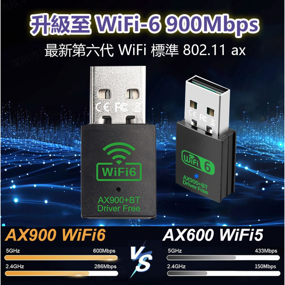 免驅動2in1連接器AX900【BT5.4 & Wifi6】電腦藍芽接收器 藍牙接收器 支援Win7/10/11-細節圖3