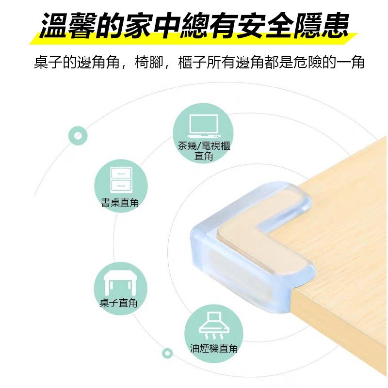 加厚防撞貼 L型加厚桌角防撞貼 奈米果凍膠 防撞保護貼 防撞靜音墊 桌角保護貼 桌角保護套 嬰兒防撞 防撞墊 防撞角-細節圖3