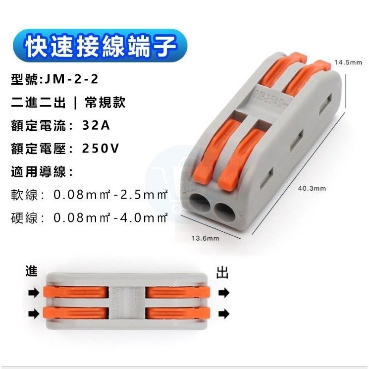 台灣發票價 ⚡ 烏龜夾⚡ PCT電線接線器 快速接線夾 端子夾 接線端子 壓接端子 分線器 連接器-細節圖3