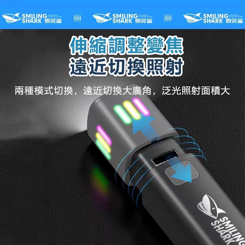 伸縮變焦款強光手電筒 手電筒 伸縮變焦 爆亮手電筒 鑰匙燈 多功能手電筒 隨身燈 多功能隨身照明燈-細節圖7