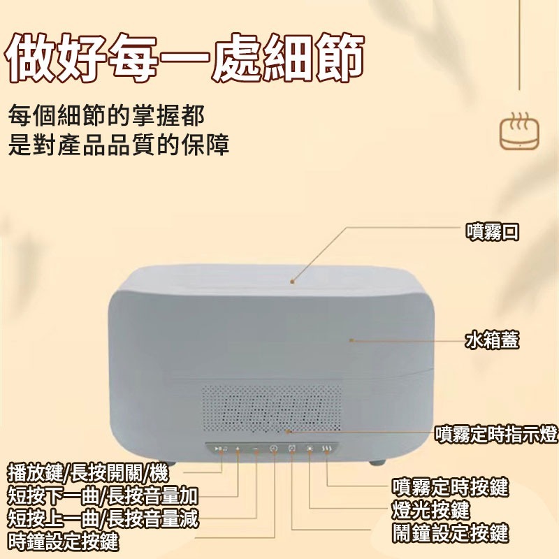 仿真火焰香薰加湿器 水氧機 加濕器 香氛機 薰香機 芳香機 精油機 精油噴霧器 聖誕交換-細節圖6