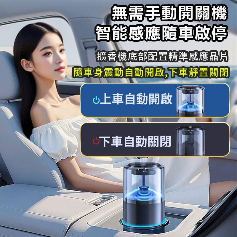 車用香氛機 車用擴香機 汽車芳香 車內香氛 智能香氛機 車用薰香機 空氣清淨 汽車香水-細節圖4
