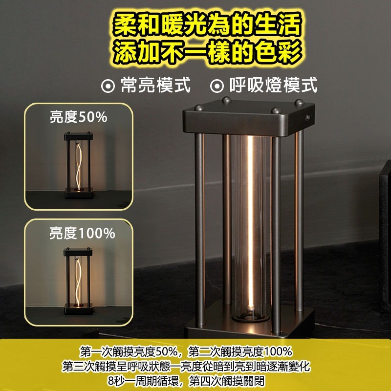 訊億 創意方形量子夜燈 氛圍方形線燈 量子小夜燈 質感LED小夜燈 氛圍小夜燈 ins夜燈擺件禮物-細節圖2