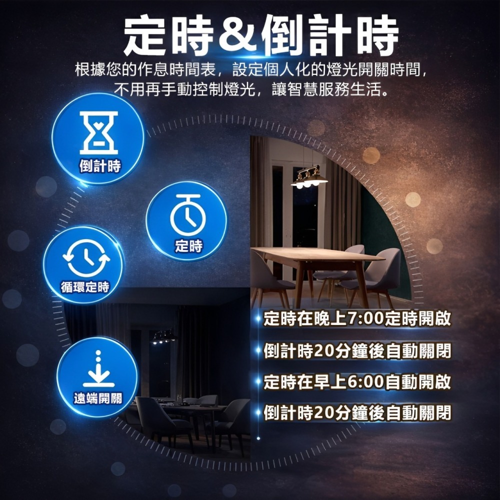 訊億👍 Ai遠端控制回彈開關  IOT 零火線通用  APP遠端控制 定時開關 語音控制  Tuya智能生活-細節圖5