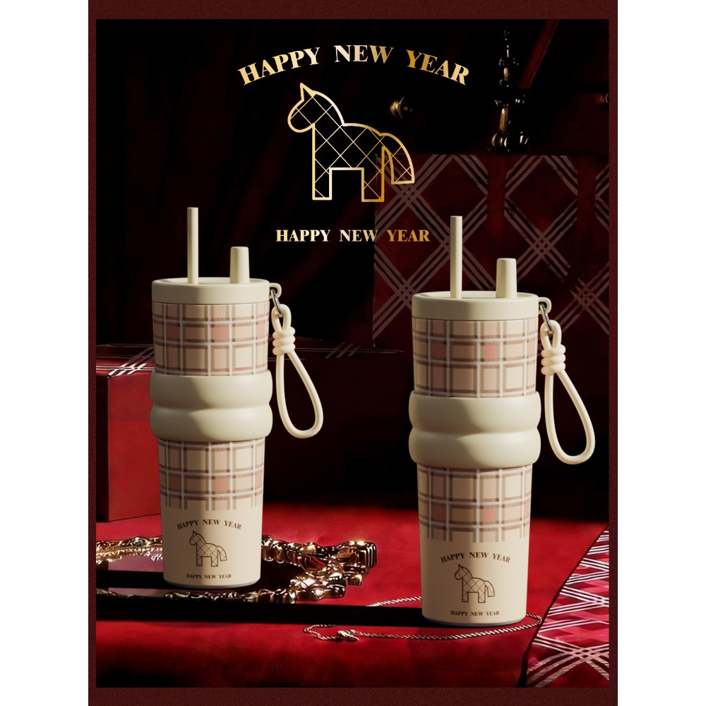 訊億｜316不鏽鋼保溫杯 吸管杯 710ML大容量隨行杯 防漏保冰保溫杯 手提水杯 咖啡杯 情侶杯 禮盒杯-規格圖7