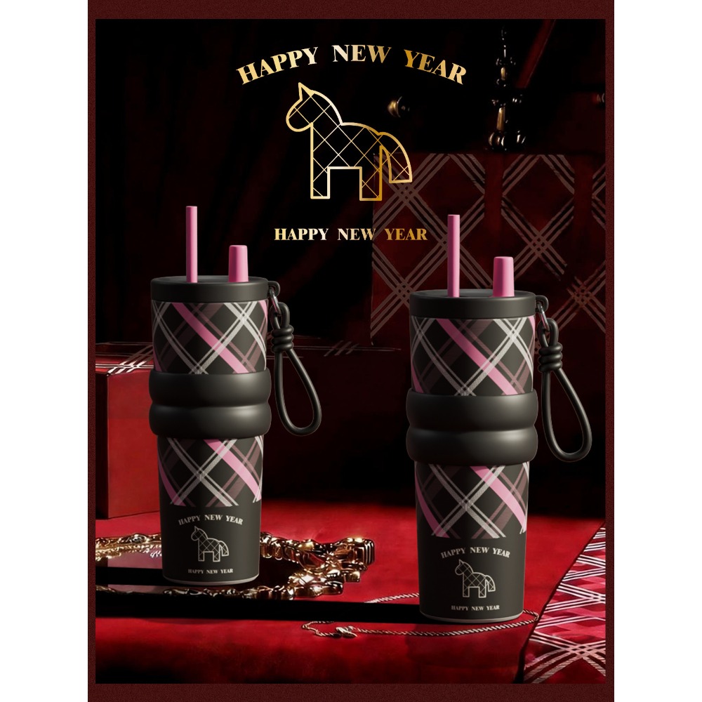 訊億｜316不鏽鋼保溫杯 吸管杯 710ML大容量隨行杯 防漏保冰保溫杯 手提水杯 咖啡杯 情侶杯 禮盒杯-規格圖7