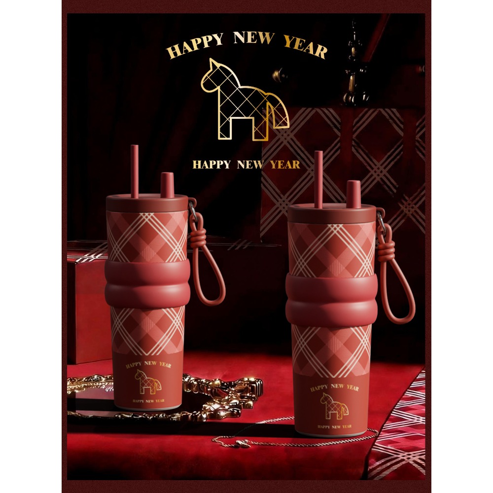 訊億｜316不鏽鋼保溫杯 吸管杯 710ML大容量隨行杯 防漏保冰保溫杯 手提水杯 咖啡杯 情侶杯 禮盒杯-規格圖7
