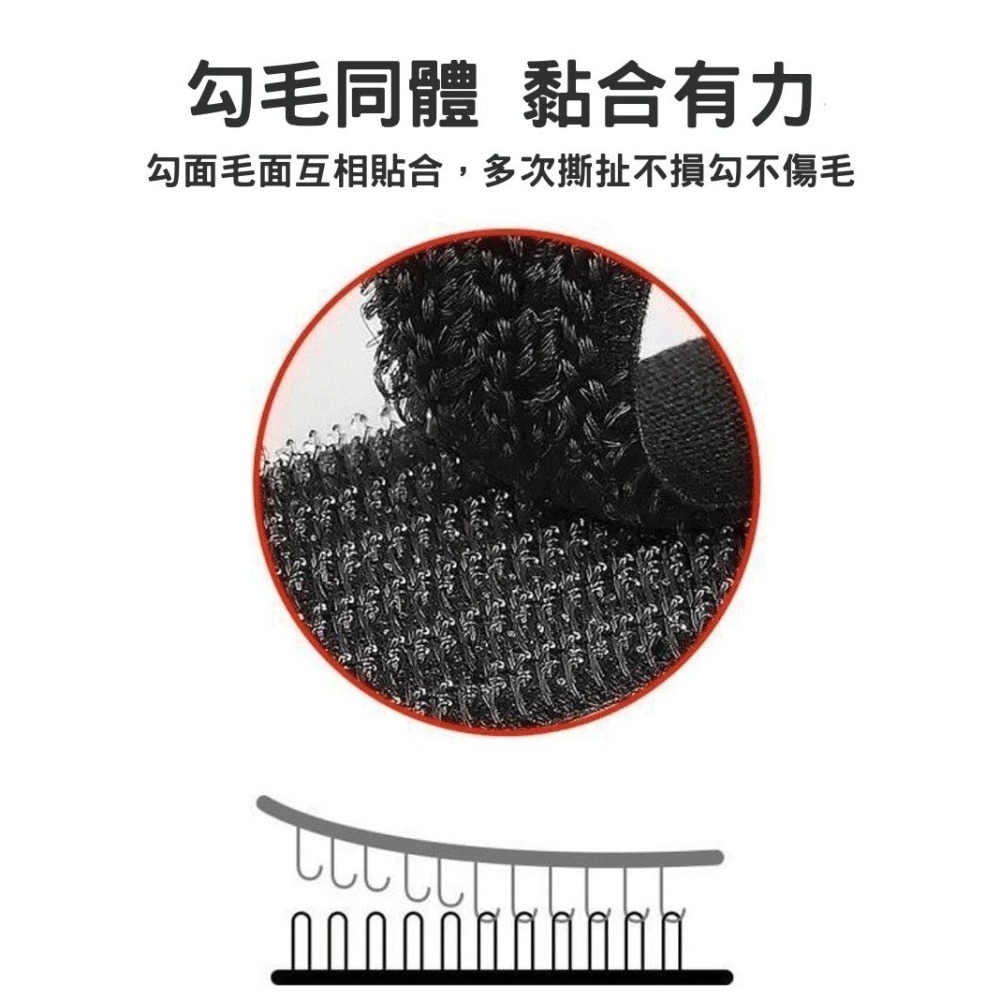 訊億💡魔鬼氈理線器 自黏式集線器 線材固定器 電線收納 黏貼式理線扣 桌面理線神器-細節圖9