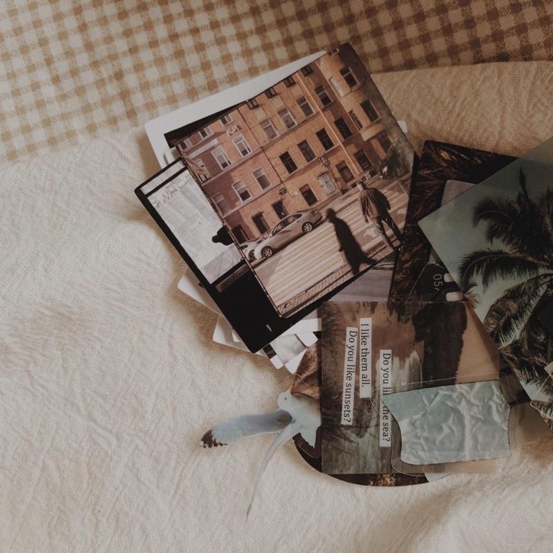 薄荷百香果少女 280枚｜鹽系輕復古風 拼貼素材包-細節圖4