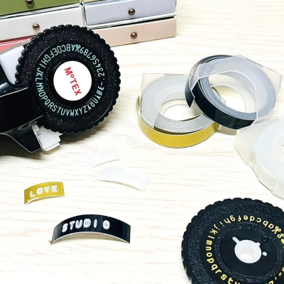 MOTEX 韓國製復古打字標籤機 四色｜手動打字機 復古 手帳 素材 標籤機