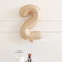 32吋數字氣球 焦糖數字氣球 生日氣球-規格圖1