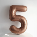 32吋數字氣球 巧克力色數字 復古氣球-規格圖3