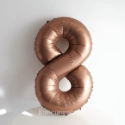 32吋數字氣球 巧克力色數字 復古氣球-規格圖3