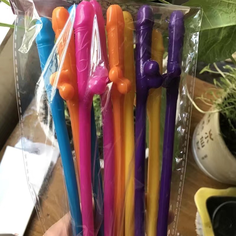 [Chill幾雷]造型吸管 派對吸管 彩色吸管 交換禮物 整人玩具 搞怪 搞笑 吸管-細節圖3