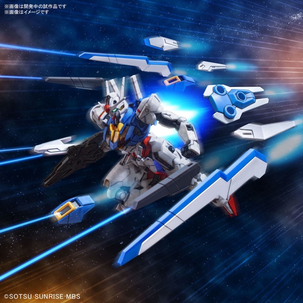 【鋼普拉】現貨 BANDAI 機動戰士鋼彈 水星的魔女 HG 1/144 #03 GUNDAM AERIAL 風靈鋼彈-細節圖2