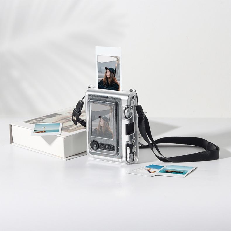 【eYe攝影】全新現貨 mini EVO 透明殼 水晶殼 拍立得相機 相印機 即可拍 相機包 保護套 側背包-細節圖4
