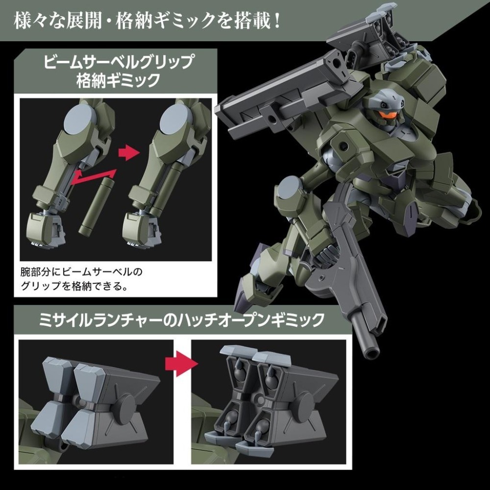 【鋼普拉】現貨 BANDAI 機動戰士鋼彈 水星的魔女 HG 1/144 #20 ZOWORT HEAVY 重裝型佐渥特-細節圖3
