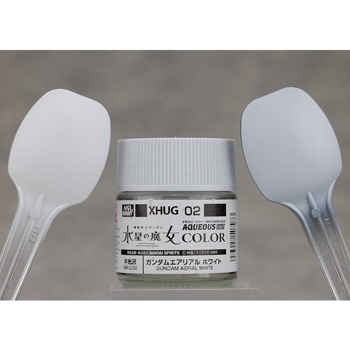 【鋼普拉】現貨 MR.HOBBY GUNZE 郡氏 GSI XHUG02 水性漆 半光澤 風靈鋼彈 專用 白色 模型漆-細節圖4