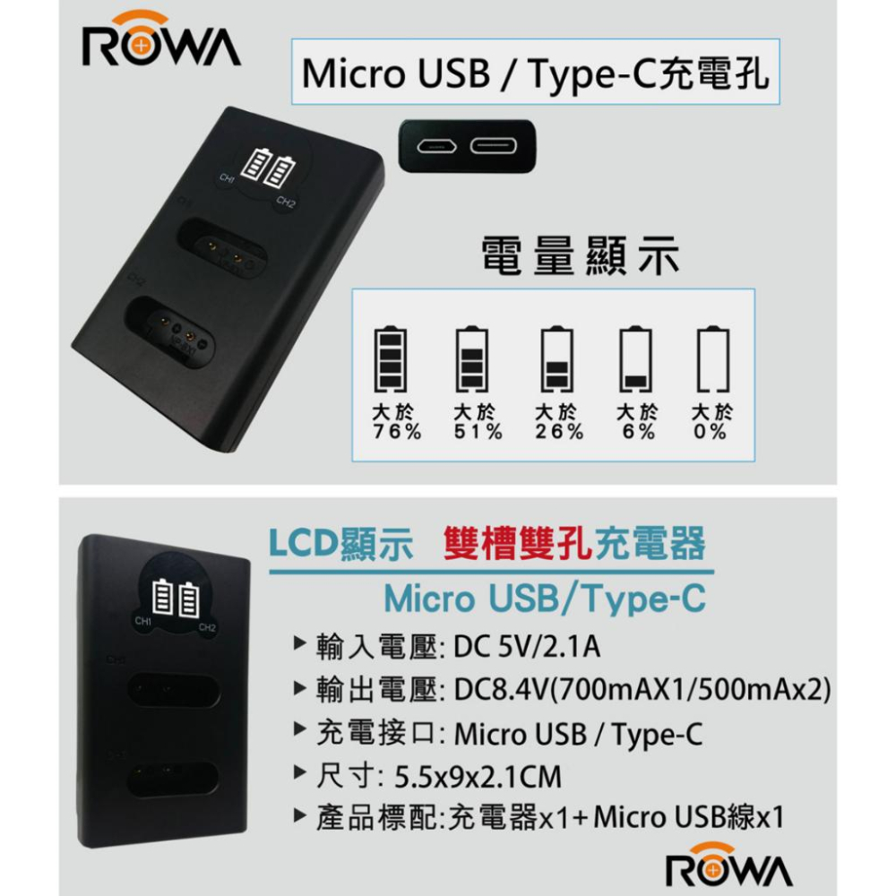 【eYe攝影】Olympus Li90B TG1 TG3 XZ2 SH50 DB110 GR 3 III 雙槽 充電器-細節圖2