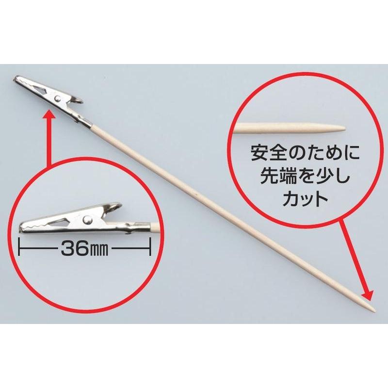 【鋼普拉】現貨 GUNZE 郡氏 GT90 GT-90 木質上色夾 鱷魚夾 模型夾 36入 噴漆夾 GT110 GT89-細節圖2