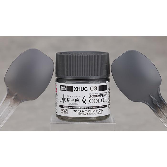 【鋼普拉】現貨 MR.HOBBY GUNZE 郡氏 GSI XHUG03 水性漆 半光澤 風靈鋼彈 專用 灰色 模型漆-細節圖4