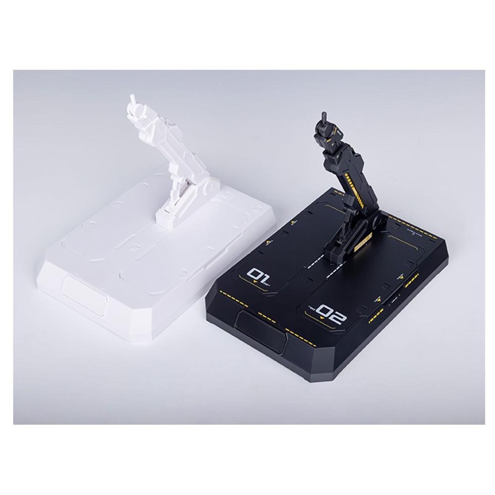 【鋼普拉】現貨 喵匠 HOBBY MIO 模型支架 通用收納式模型支架底座 黑白雙色 BASE2 BASE5 支架 地台-細節圖8