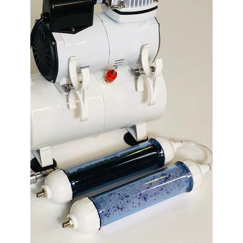 【鋼普拉】現貨 空壓機除濕棒套件 各式迷你空壓機用 雙聯裝除濕管 DIY 組合套件 濾水器 活性碳 除濕棒 安裝支架-細節圖5