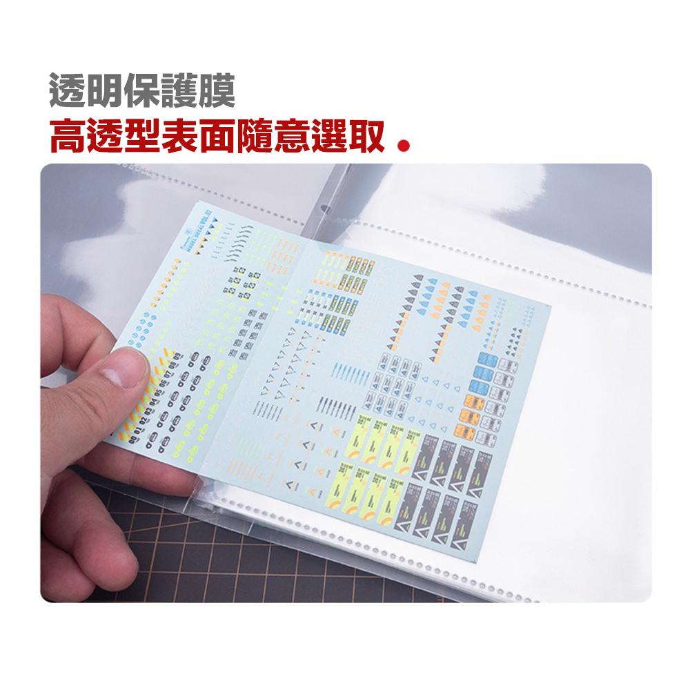 【鋼普拉】現貨 喵匠 HOBBY MIO 水貼收納冊 A5 貼紙簿 水貼 防潮濕 整理夾 收納冊 水貼收納-細節圖2