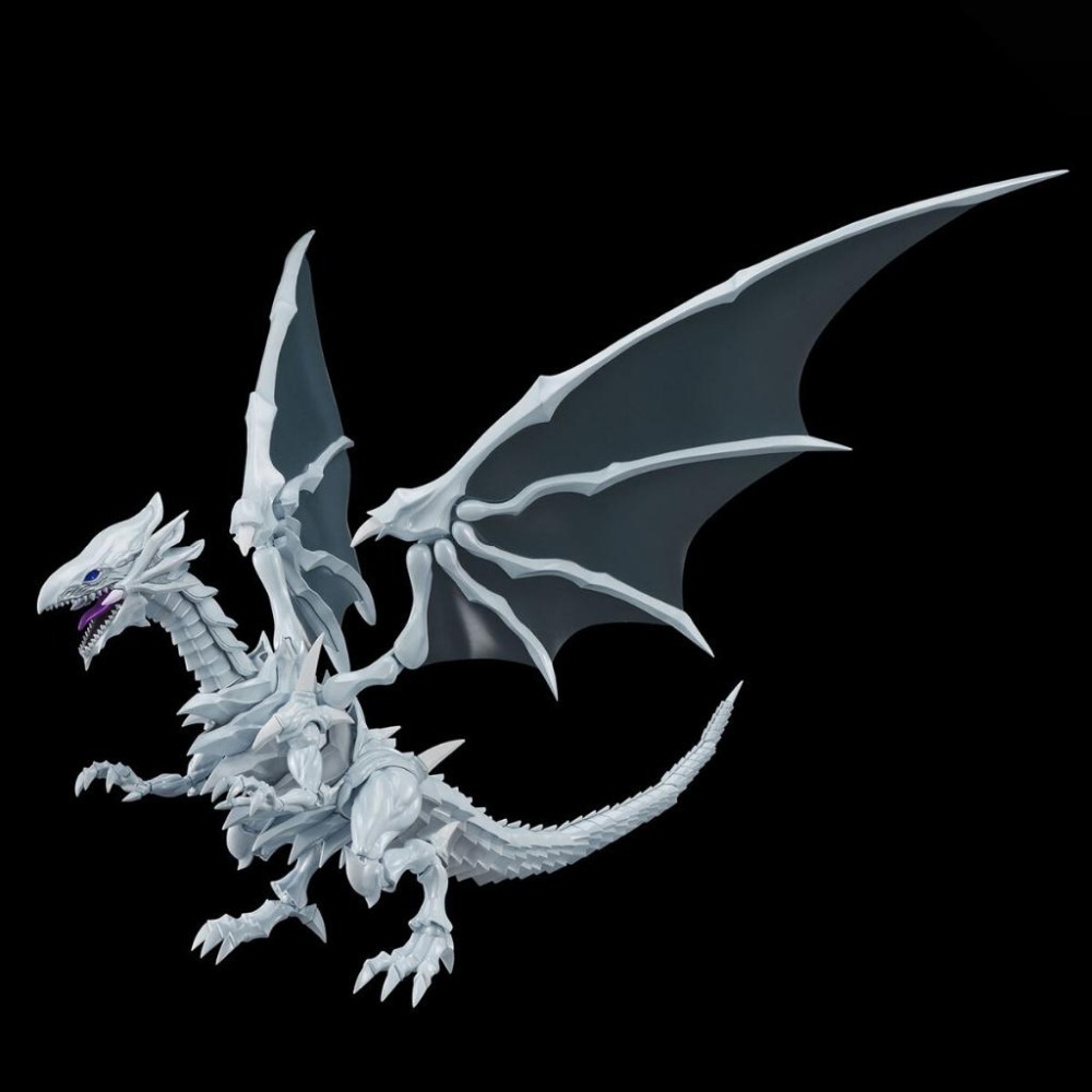 【鋼普拉】現貨 含支架 BANDAI 遊戲王 Figure-rise WHITE DRAGON 青眼白龍 增幅版-細節圖4