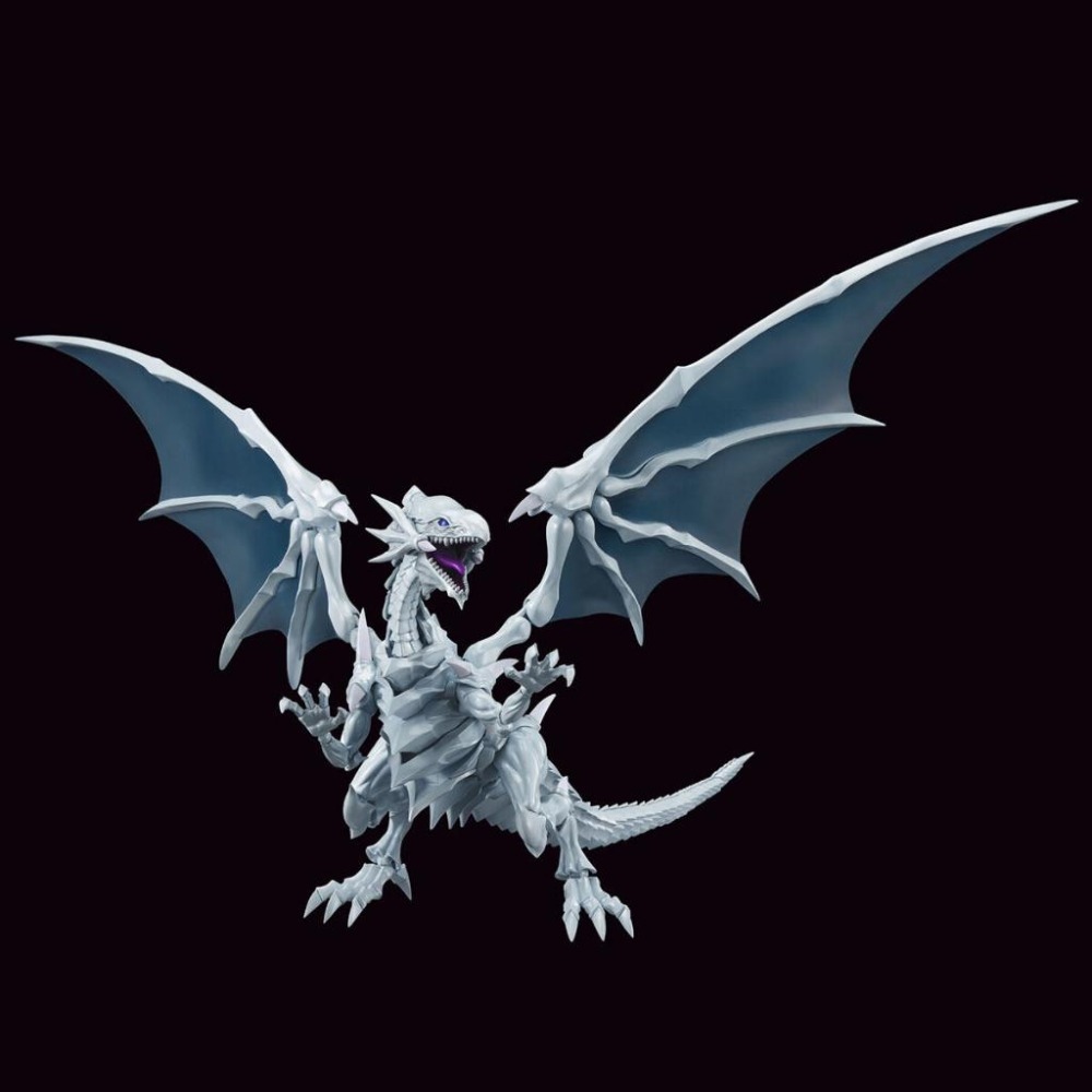 【鋼普拉】現貨 含支架 BANDAI 遊戲王 Figure-rise WHITE DRAGON 青眼白龍 增幅版-細節圖7