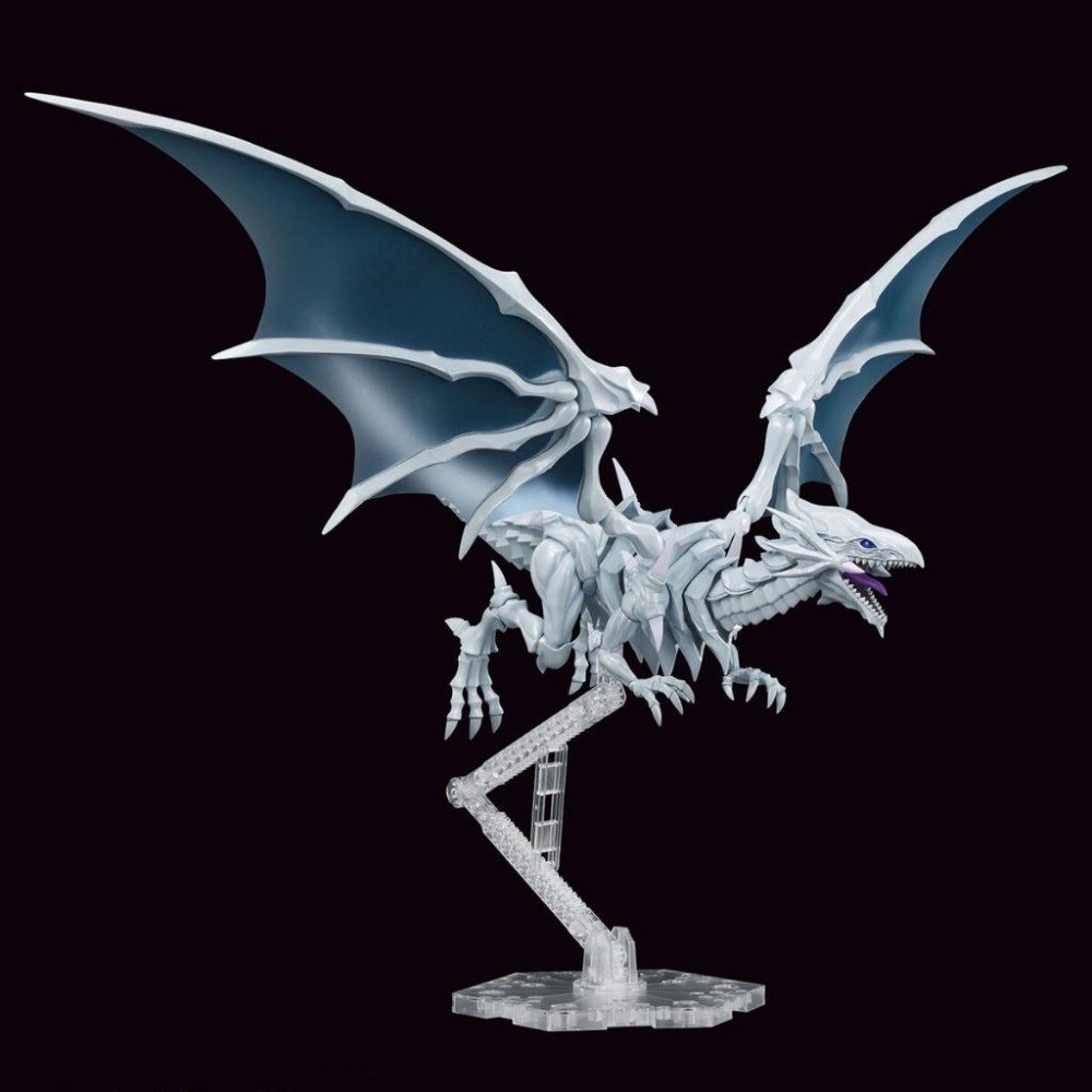 【鋼普拉】現貨 含支架 BANDAI 遊戲王 Figure-rise WHITE DRAGON 青眼白龍 增幅版-細節圖8