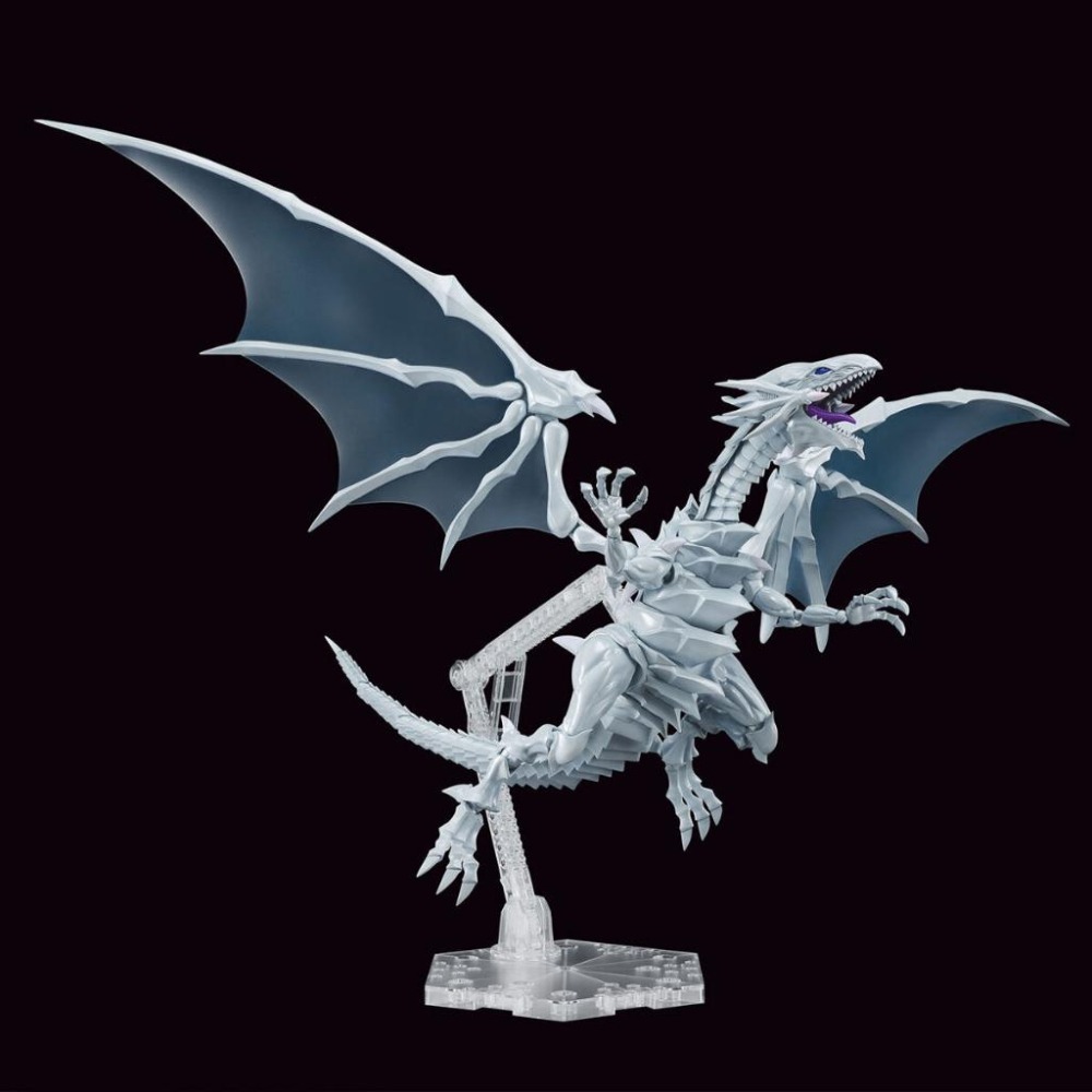 【鋼普拉】現貨 含支架 BANDAI 遊戲王 Figure-rise WHITE DRAGON 青眼白龍 增幅版-細節圖9