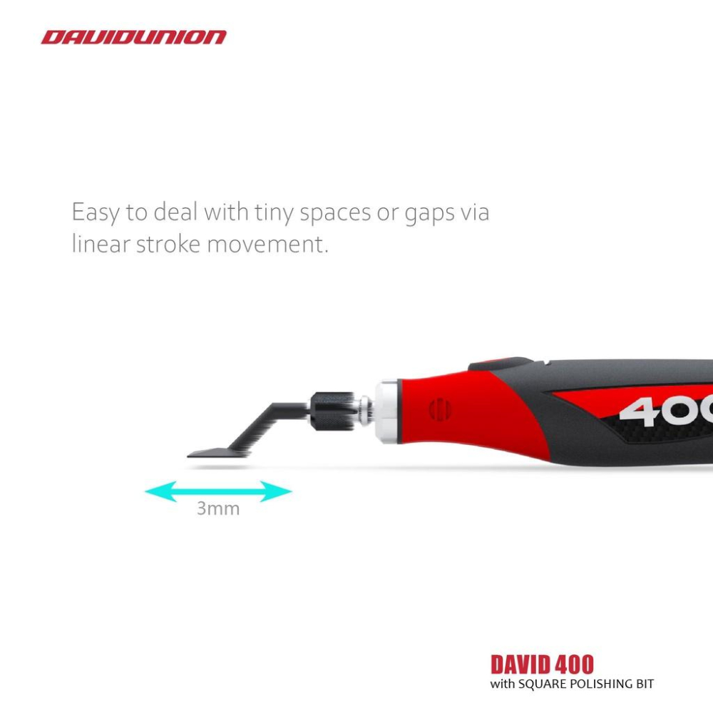 【鋼普拉】現貨 DAVIDUNION D400 線性電動散打機 迷你磨 打磨機 砂紙 海綿砂紙 模型打磨 散打機-細節圖3