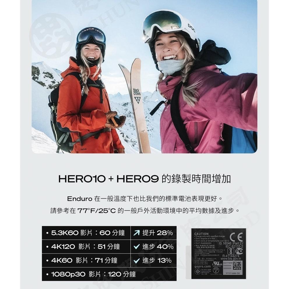 【eYe攝影】現貨 原廠 GoPro HERO 11 10 9 雙槽充電器+電池 雙充電池組 充電組 ADDBD-211-細節圖5