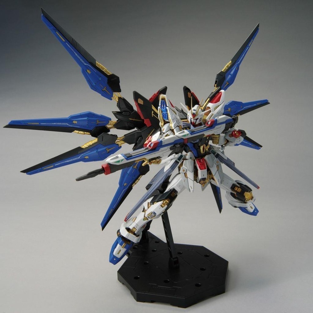 【鋼普拉】現貨 BANDAI MGEX 1/100 STRIKE FREEDOM GUNDAM 攻擊自由鋼彈 電鍍版-細節圖6