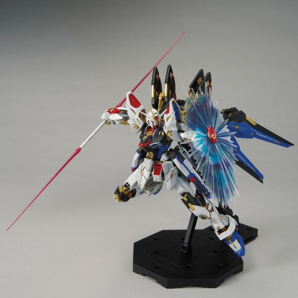 【鋼普拉】現貨 BANDAI MGEX 1/100 STRIKE FREEDOM GUNDAM 攻擊自由鋼彈 電鍍版-細節圖5